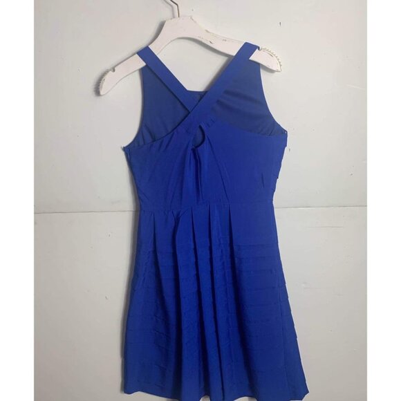 Anthropologie Eva Franco Mini Blue Sleeveless Dress - Picture 2 of 2